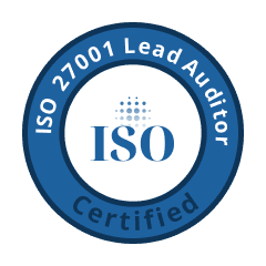 ISO 27001 Lead Auditor certification badge