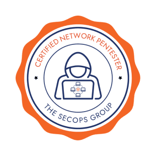 Certified Network Pentester certification badge by The SecOps Group