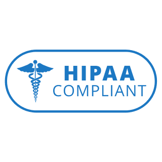 HIPAA compliance healthcare software badge